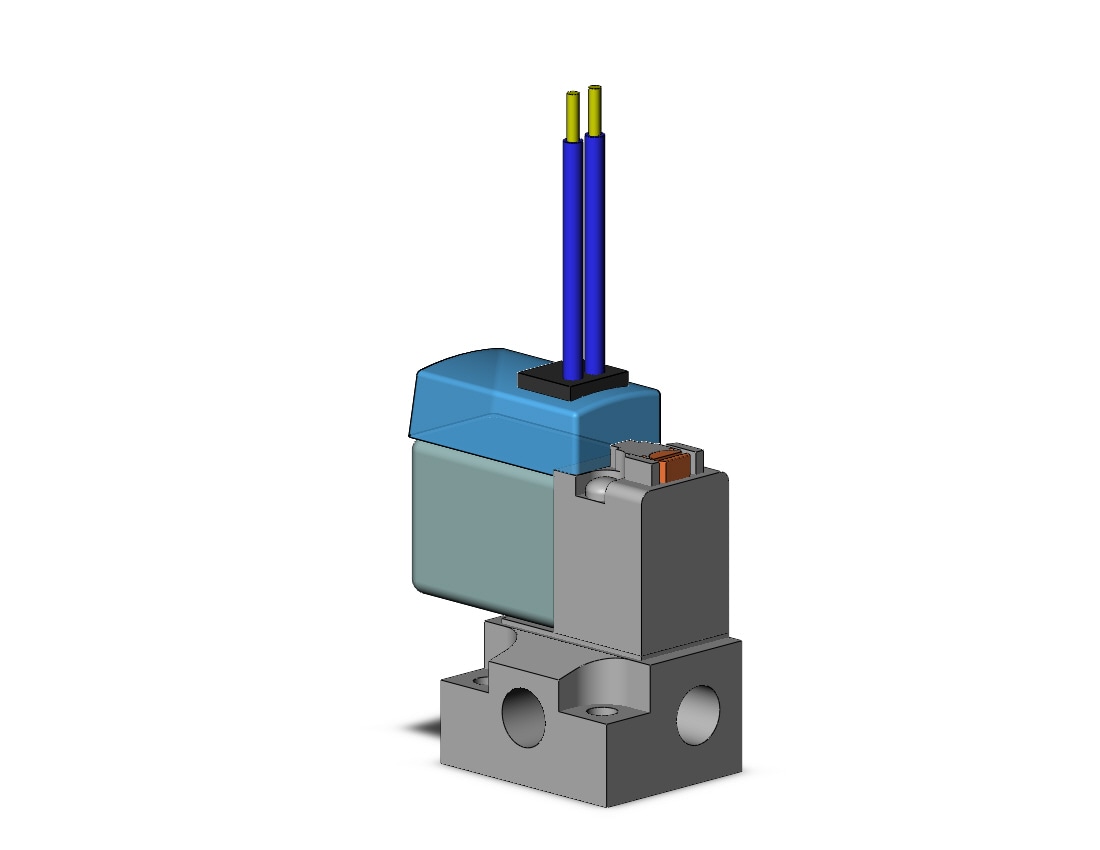 SMC V114-6GB-M5 valve, sol, base mt (dc), SY100 SOLENOID VALVE