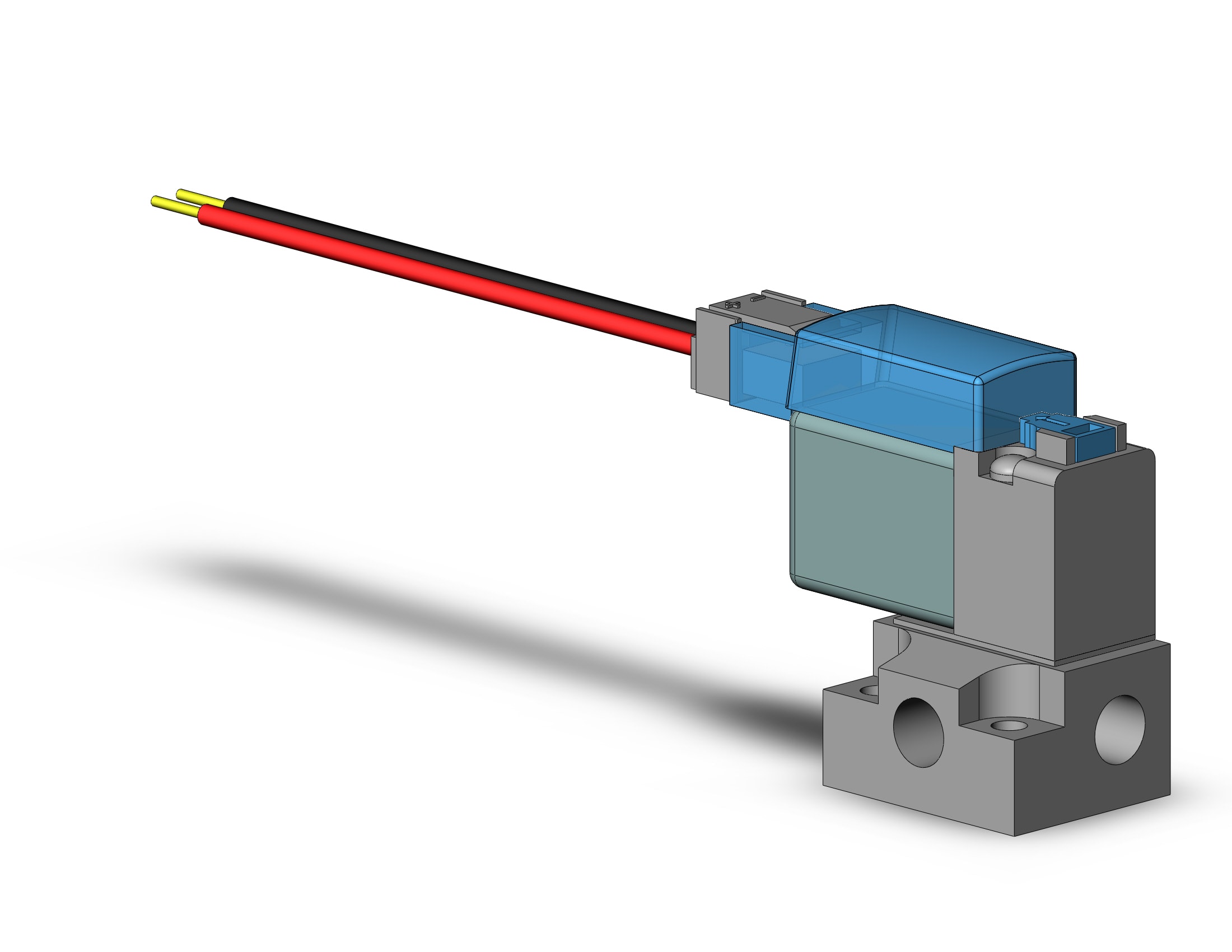 SMC V114-6M-M5 valve, sol, base mt (dc), SY100 SOLENOID VALVE***