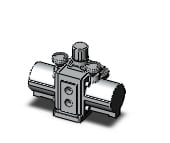 SMC VBA11A-N02GLN-Z booster regulator, VBA BOOSTER REGULATOR