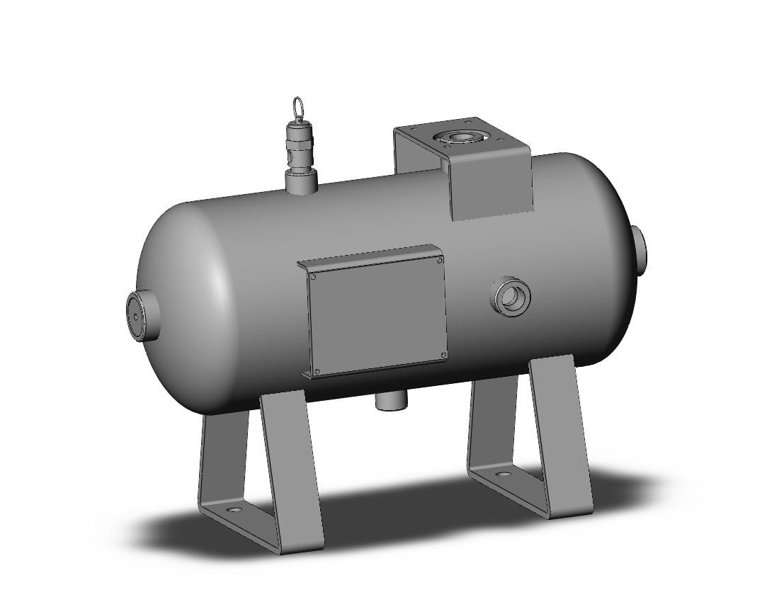 SMC VBAT05S1-E-X105 air tank, 5l ss pt thread, VBA BOOSTER REGULATOR