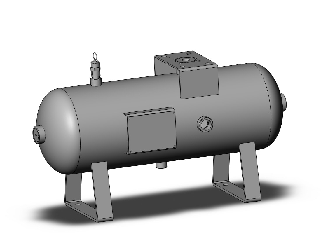 SMC VBAT10S1-E-X105 air tank, 10l ss pt thread, VBA BOOSTER REGULATOR