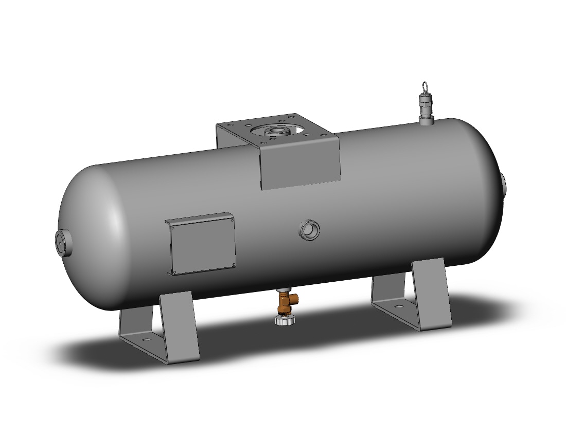 SMC VBAT20A1-EV-X105 air tank, 20l cs pt thread, VBA BOOSTER REGULATOR