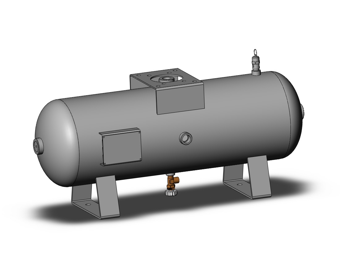 SMC VBAT20S1-EV-X105 air tank, 20l ss pt thread, VBA BOOSTER REGULATOR