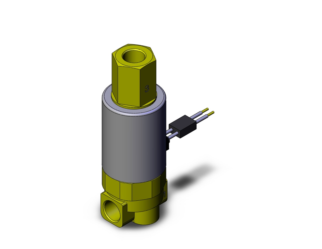 SMC VDW350-3G-4-01N-L valve, compact, sgl, sus, VDW VALVE 3-WAY SUS***