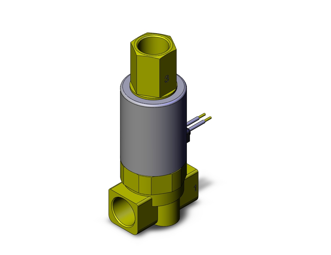 SMC VDW350-5G-3-02-A-Q valve, compact, sgl, brass, 3 PORT SOLENOID VALVE