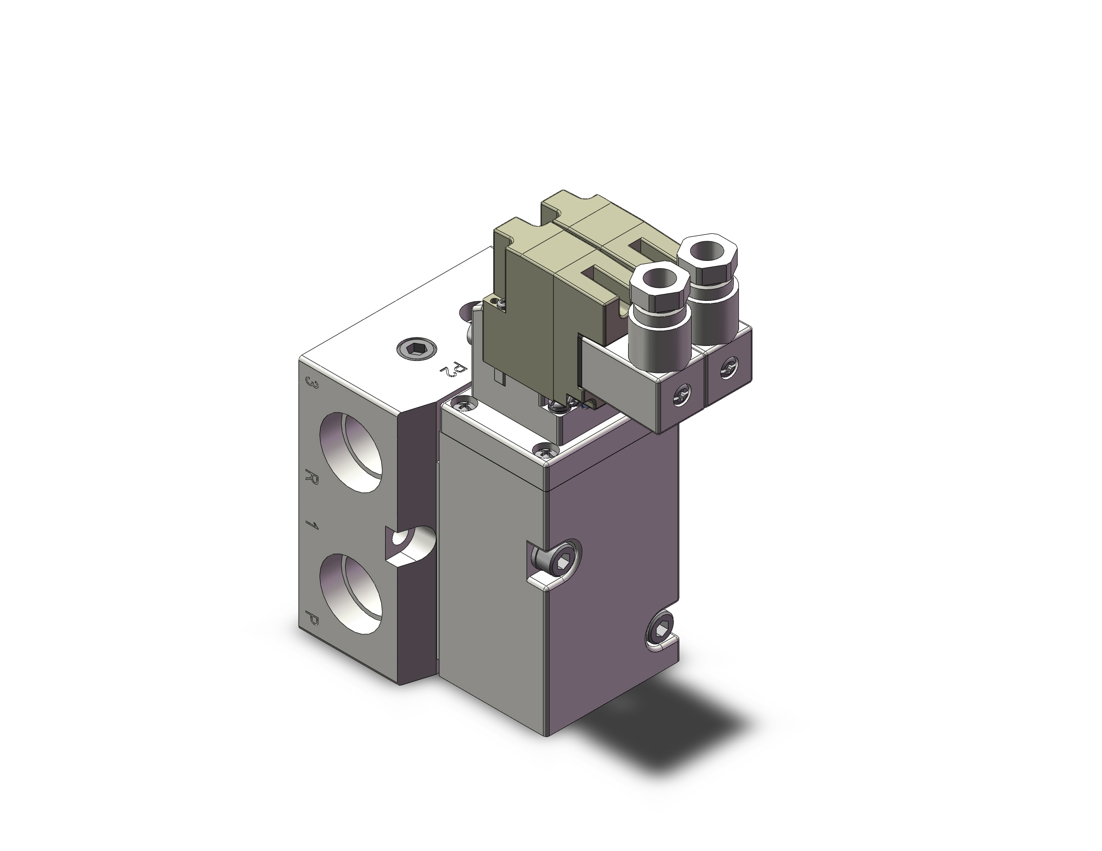 SMC VEX3421-04N5DZ1-N 3 port 3 position valve, PROPORTIONAL VALVE