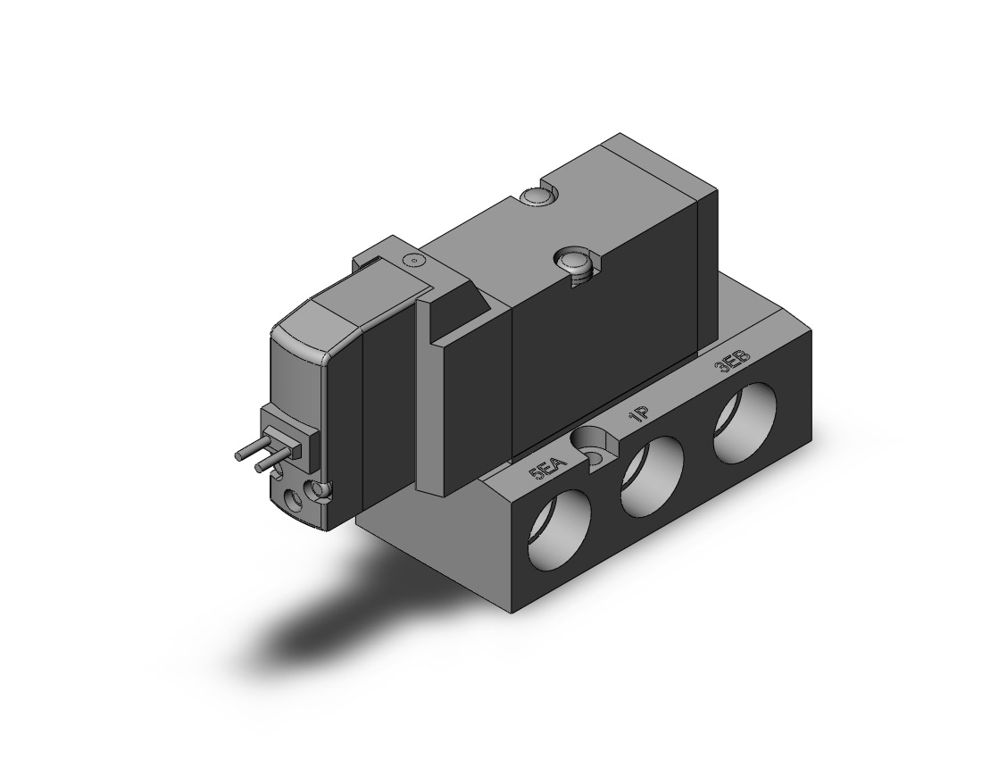 SMC VF3143K-6GZ1-03N valve, sol, VF3000 SOL VALVE 4/5 PORT