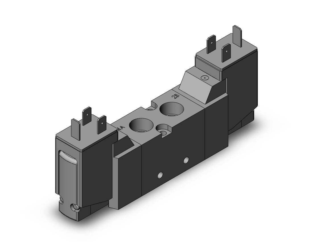 SMC VF3230-3DO1-02N vf3000 body pt 1/4npt (f), VF3000 SOL VALVE 4/5 PORT