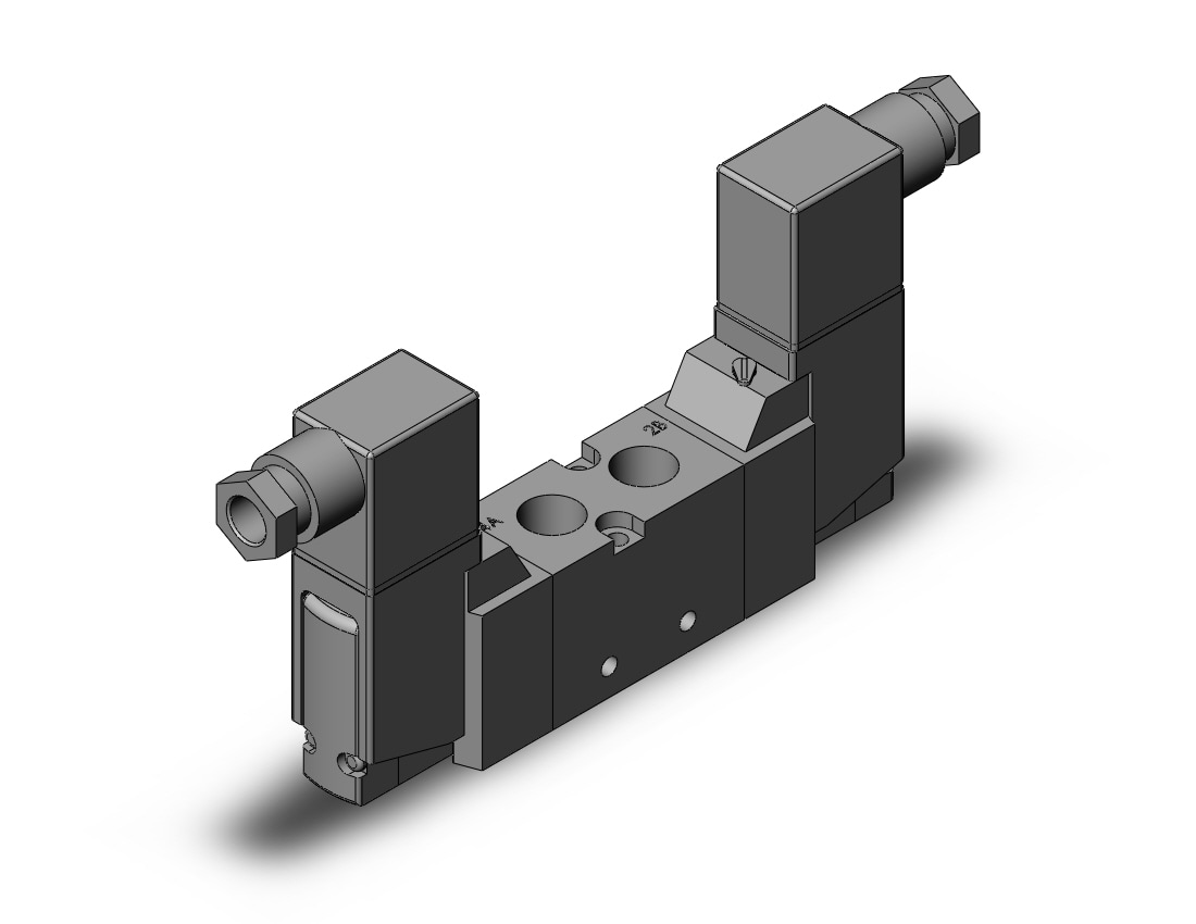 SMC VF3230-5DZE1-02 vf3000 body pt 1/4, VF3000 SOL VALVE 4/5 PORT