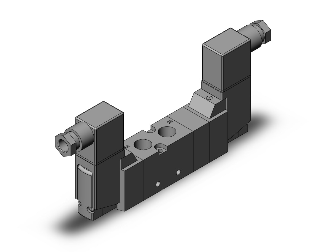 SMC VF3330K-1DZ1-02 vf3000 body pt 1/4, VF3000 SOL VALVE 4/5 PORT