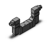 SMC VF3340-3TZ1 vf3000 no size rating, VF3000 SOL VALVE 4/5 PORT