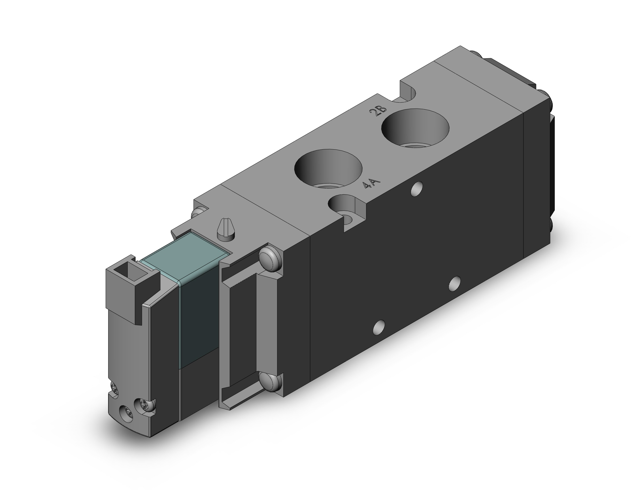 SMC VF5123T-5MNZE1-03N valve, sol, VF5000 SOL VALVE 4/5 PORT