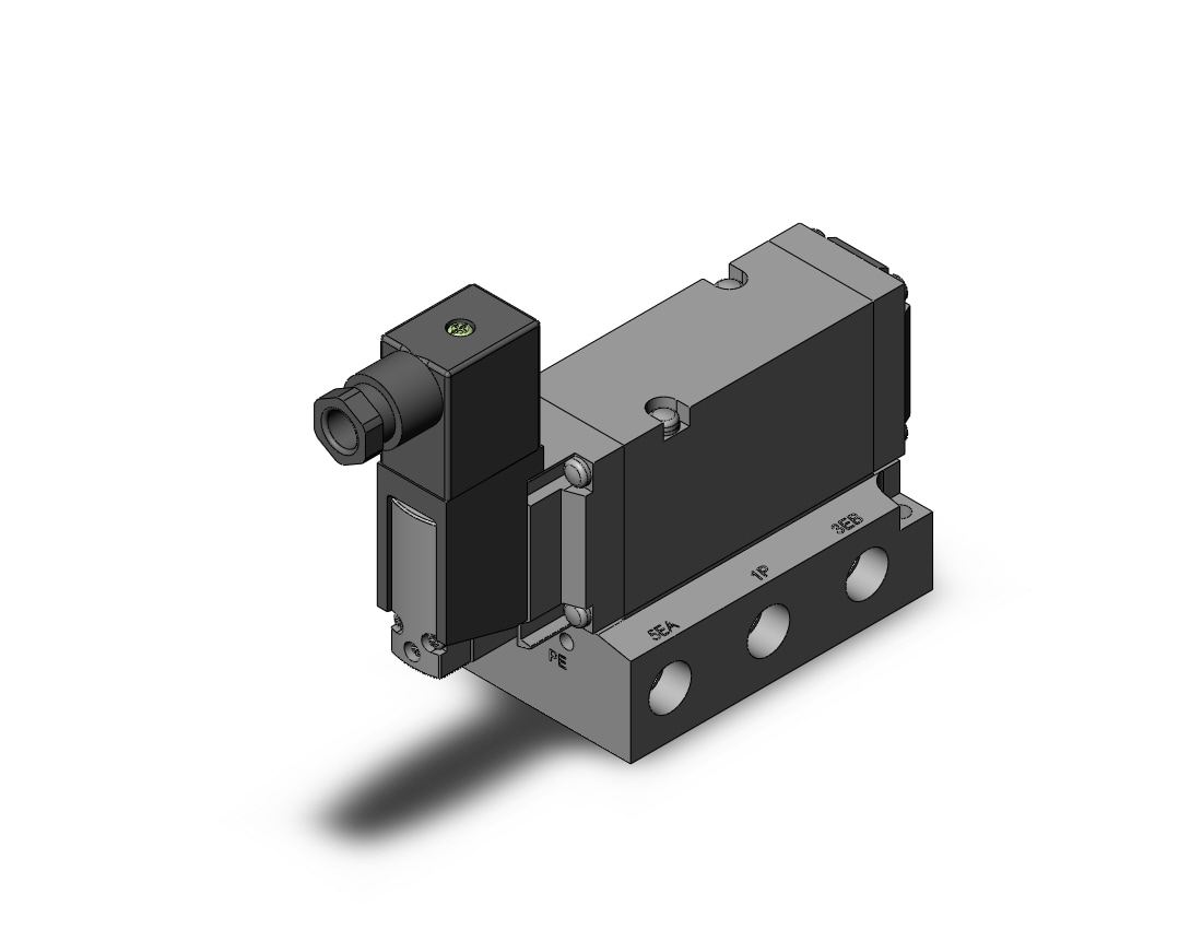 SMC VF5144-4D1-02 vf5000 base mt 1/4, VF5000 SOL VALVE 4/5 PORT