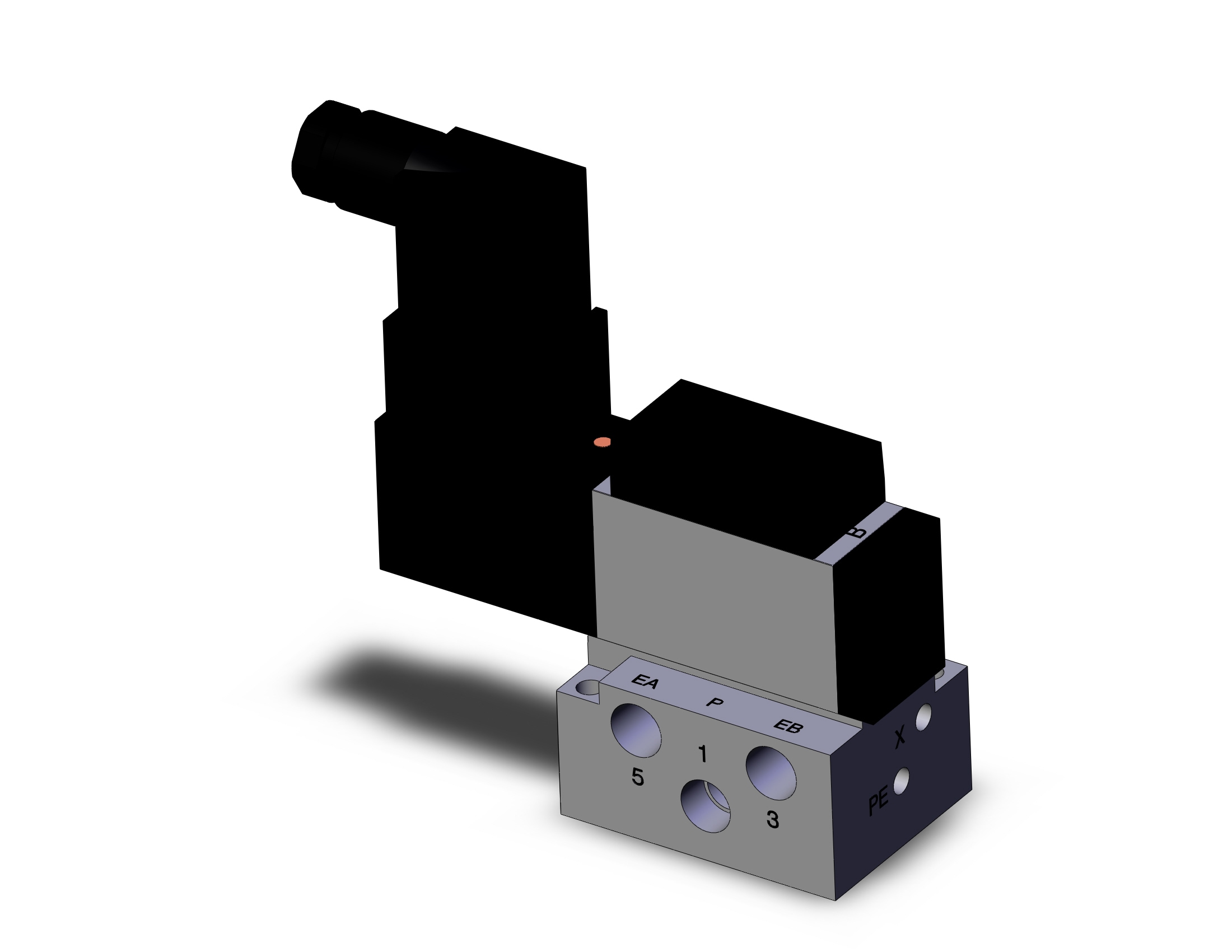 SMC VFR2110-5DZ-01T valve sgl non plugin base mt, VFR2000 SOL VALVE 4/5 PORT***