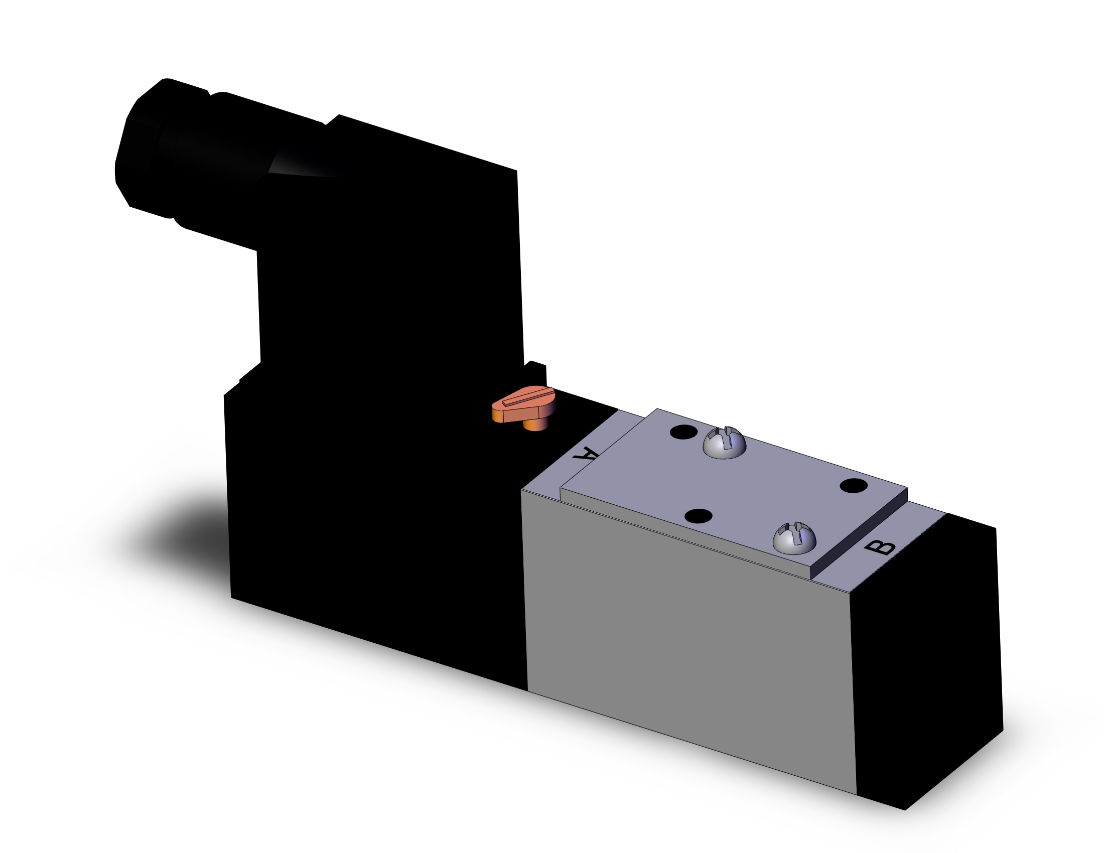 SMC VFR2110-6DC valve sgl non plugin base mt, VFR2000 SOL VALVE 4/5 PORT***