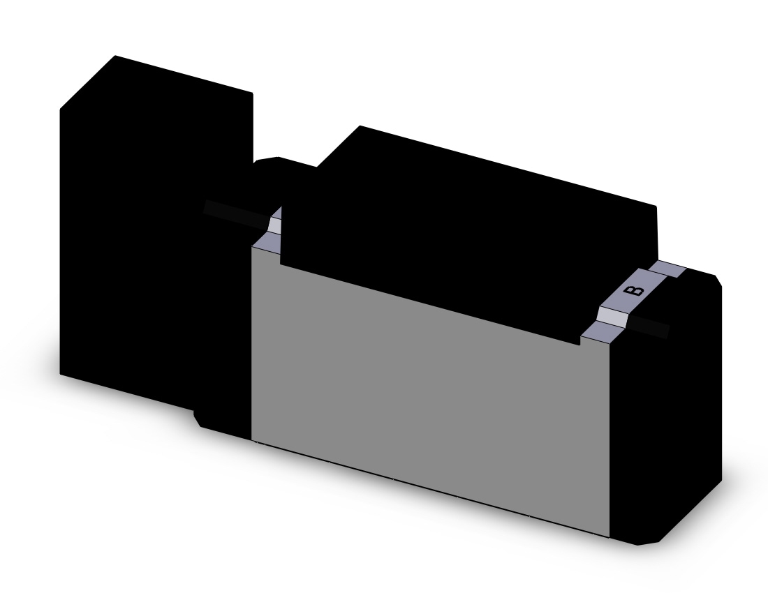 SMC VFR3100-2FZ valve sgl plug-in base mount, VFR3000 SOL VALVE 4/5 PORT***