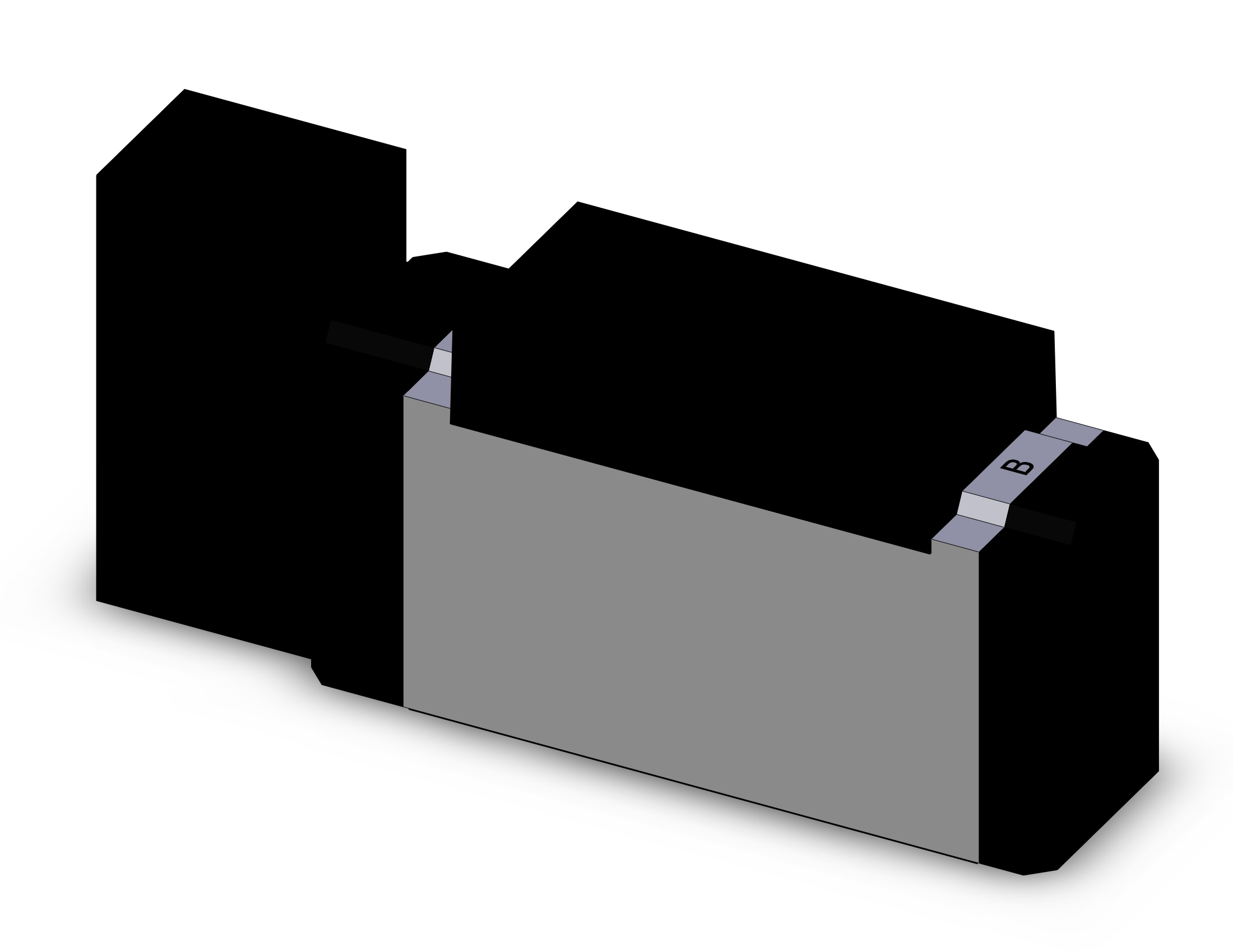 SMC VFR3100-6F valve sgl plug-in base mount, VFR3000 SOL VALVE 4/5 PORT***