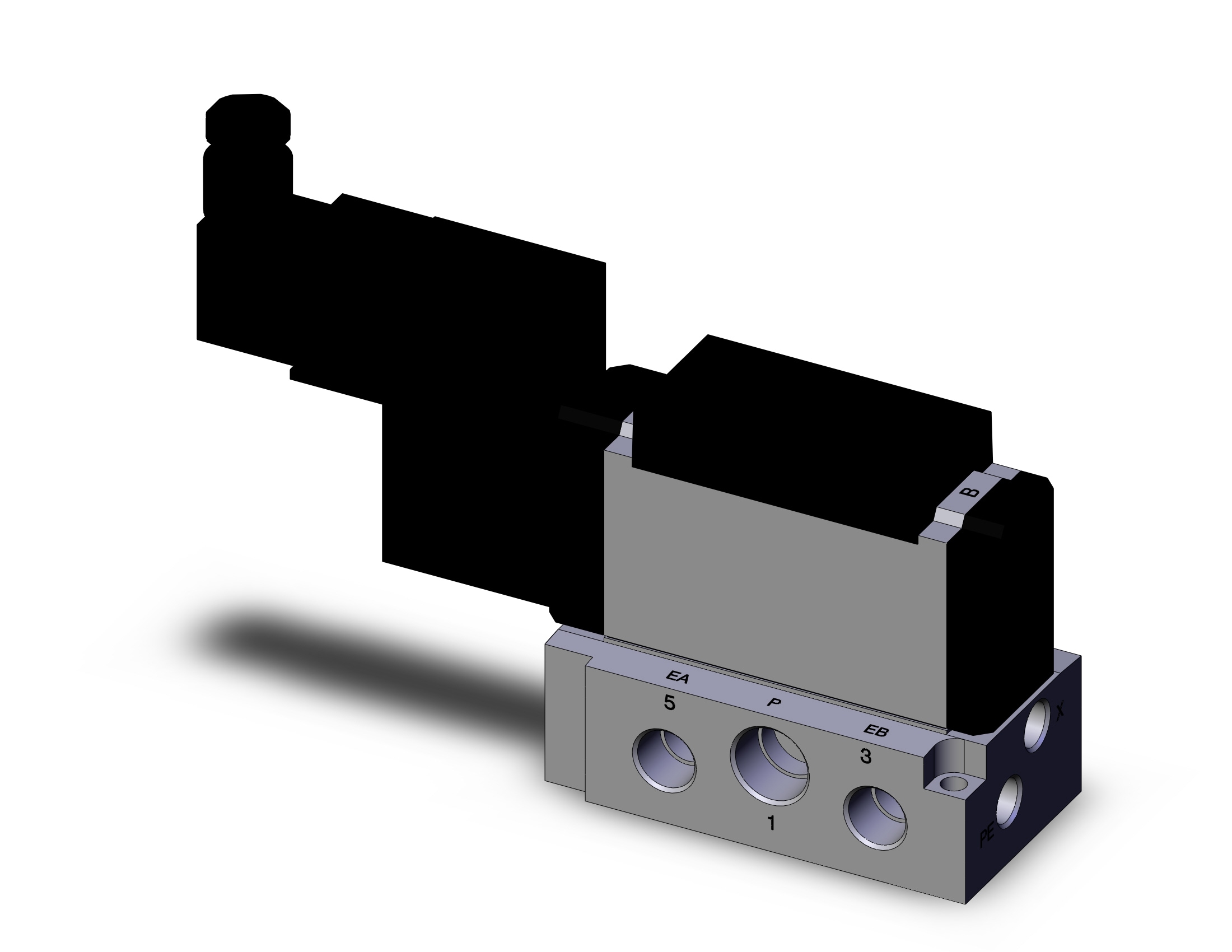 SMC VFR3140-3DZ-03T valve, sol, VFR3000 SOL VALVE 4/5 PORT