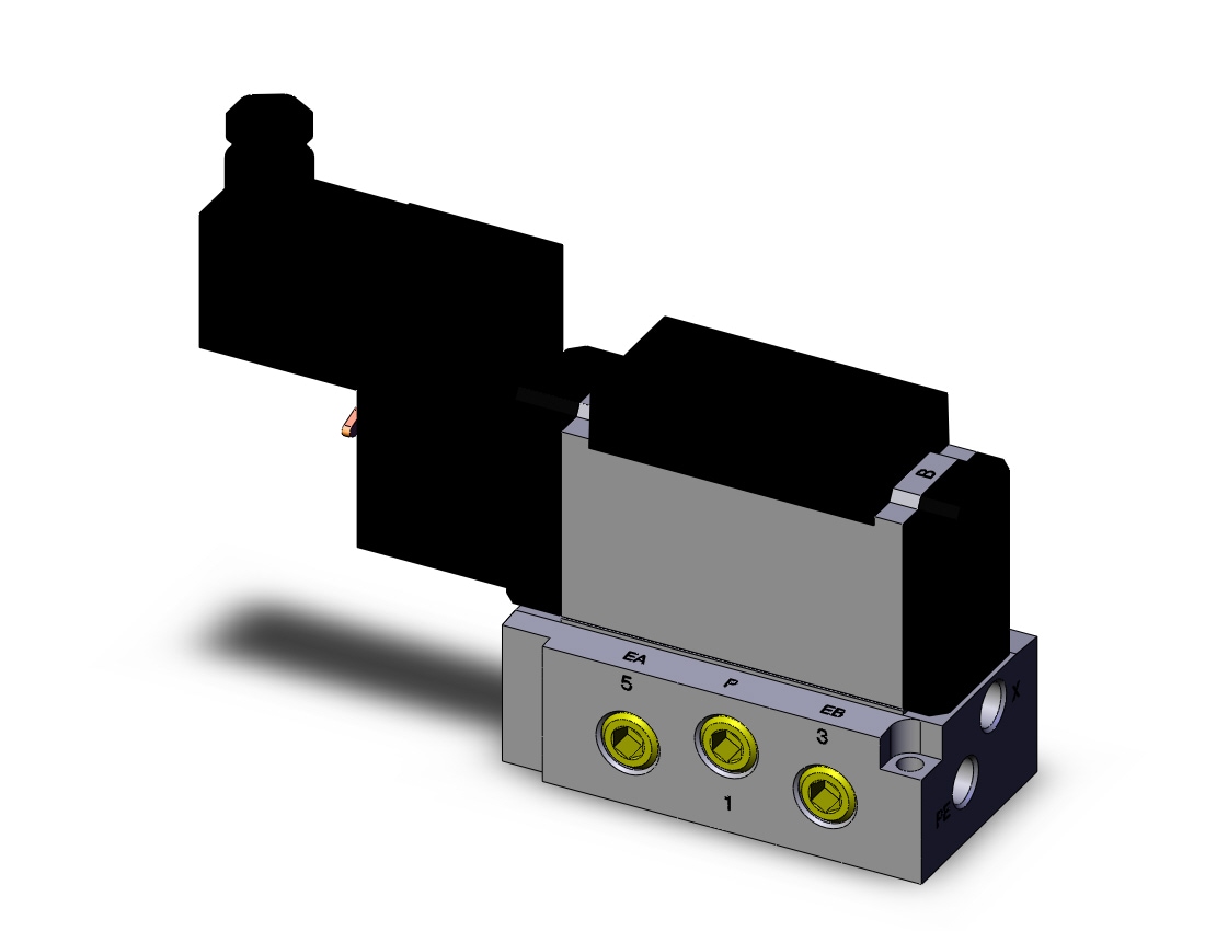 SMC VFR3140-3TZC-B02T valve, sol, VFR3000 SOL VALVE 4/5 PORT