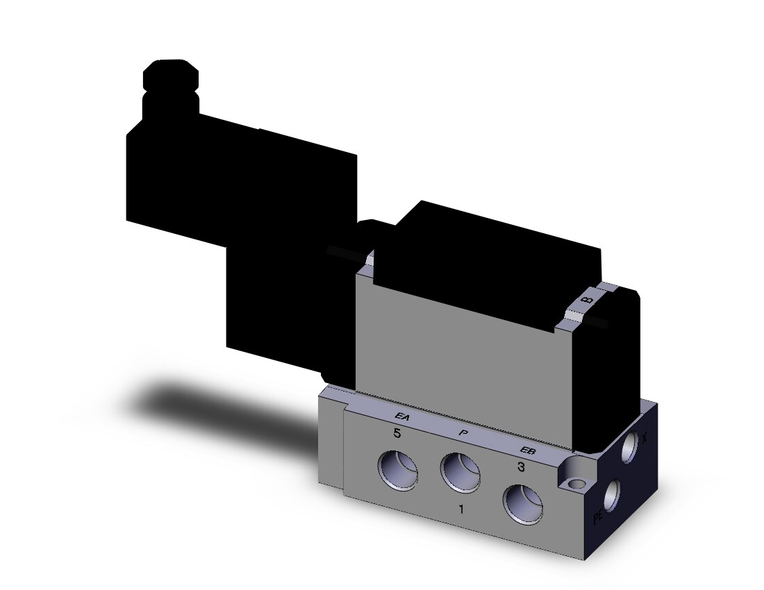 SMC VFR3140-5TZ-02N valve, sol, VFR3000 SOL VALVE 4/5 PORT