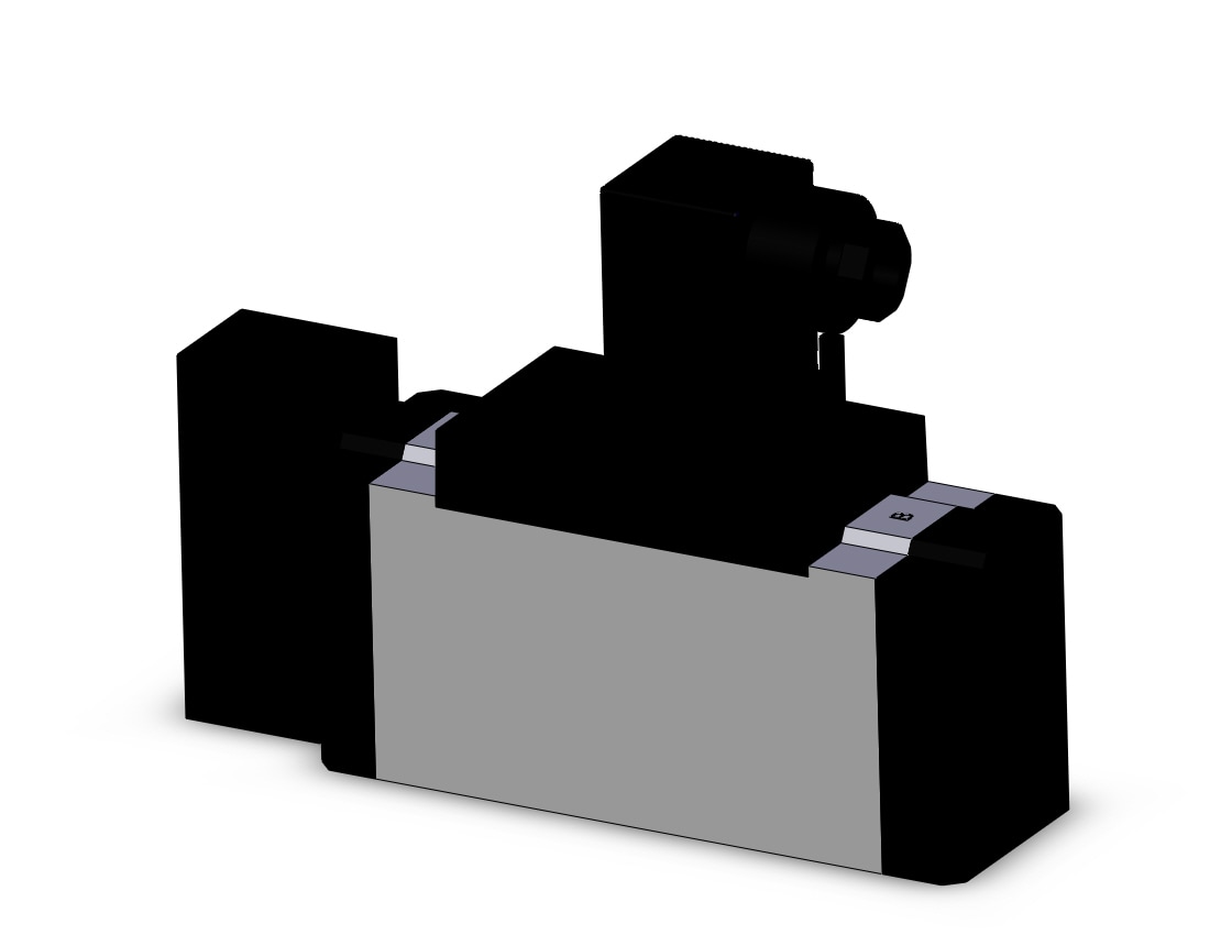 SMC VFR4110-1DZ valve sgl non plugin base mt, VFR4000 SOL VALVE 4/5 PORT