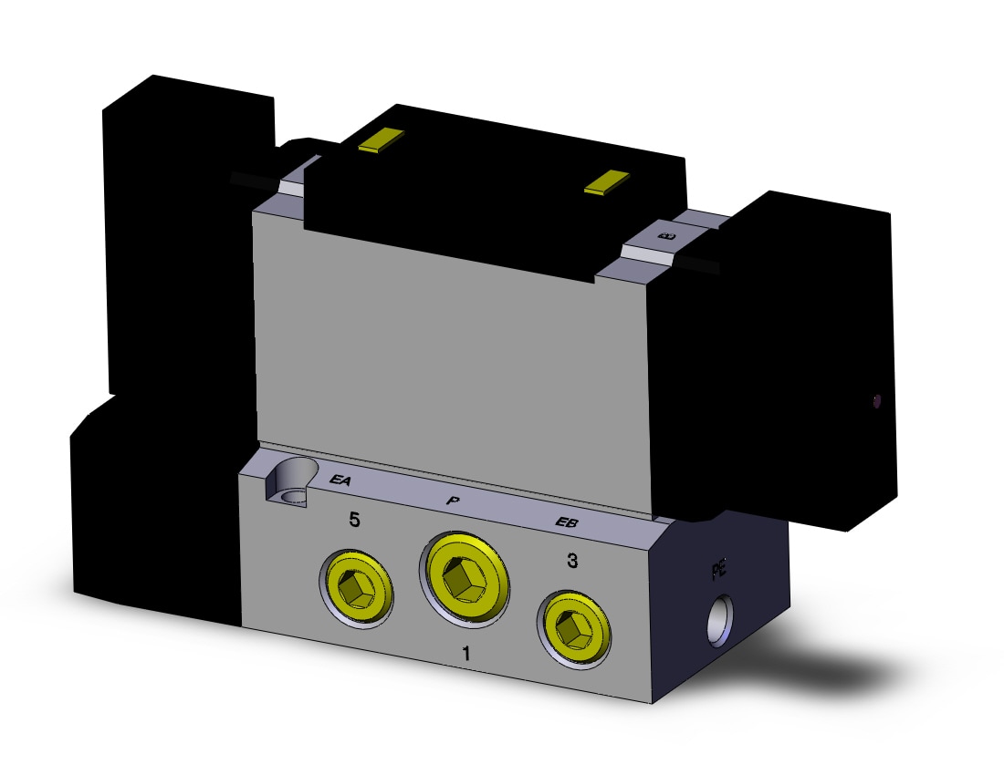 SMC VFR4300-3FZ-B04 valve, 5 port solenoid, 4/5 PORT SOLENOID VALVE