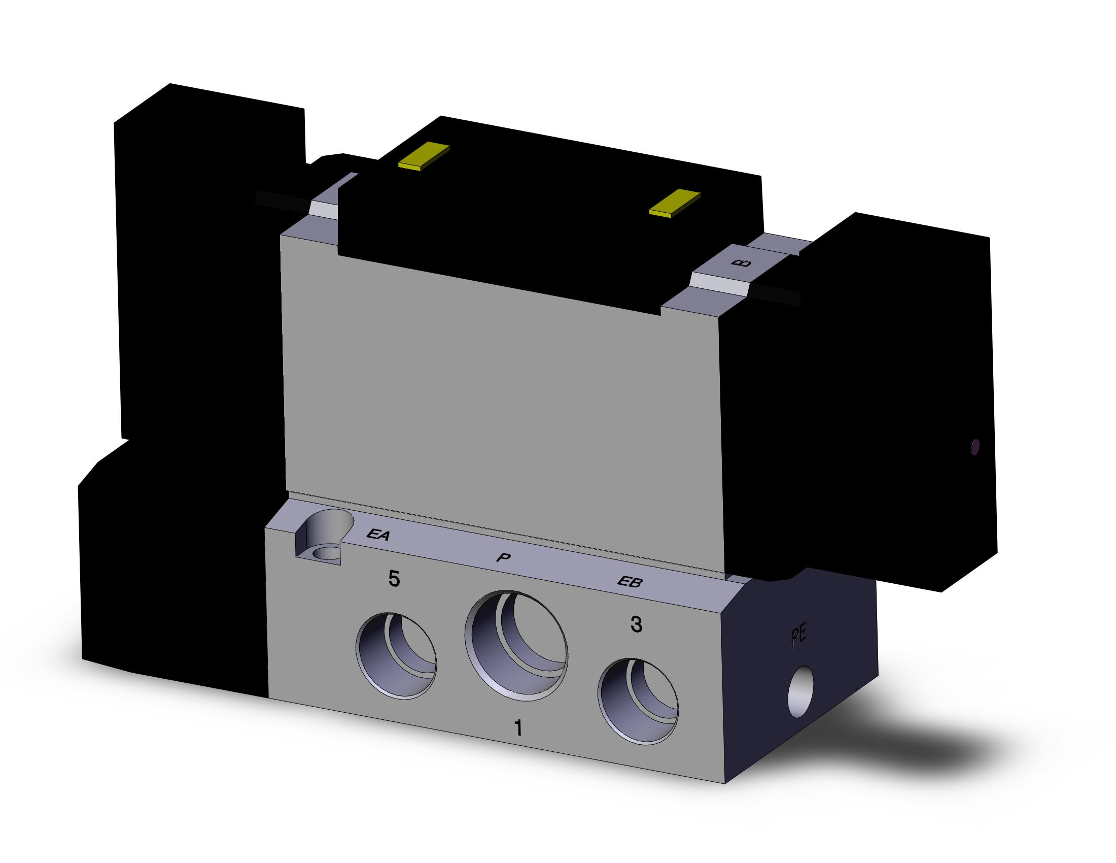 SMC VFR4401-3FZ-04N valve, 5 port solenoid, 4/5 PORT SOLENOID VALVE