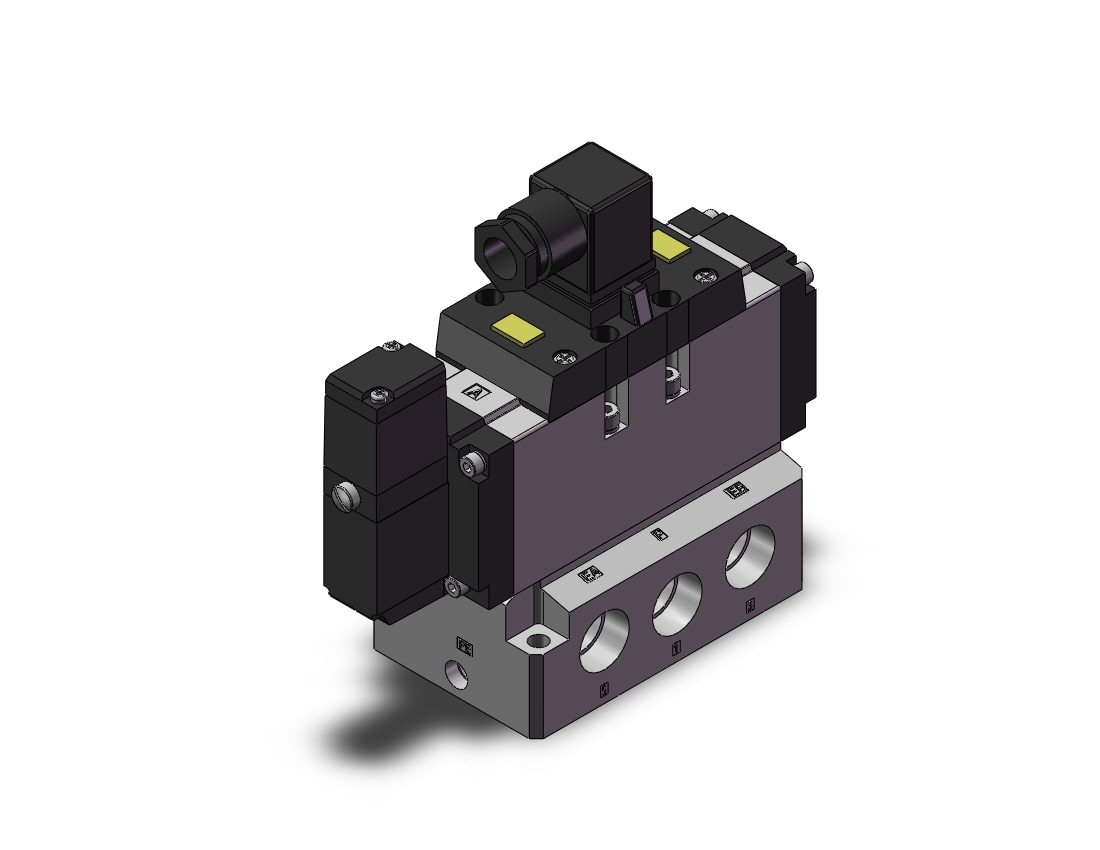 SMC VFR5110-5DZB-04N vfr6000 no size rating, VFR6000 SOL VALVE 4/5 PORT