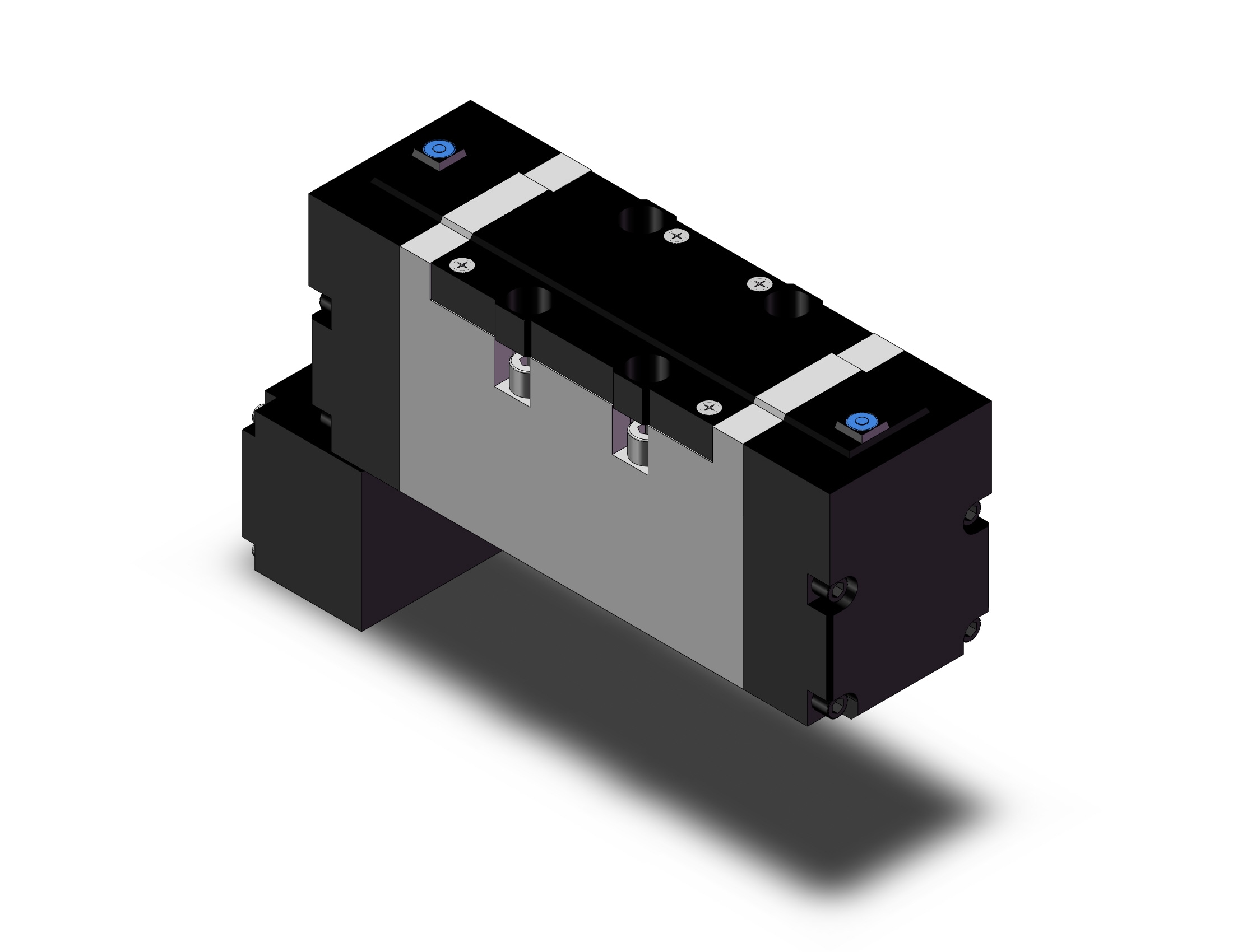 SMC VFR6100-3F valve, sgl plug-in base mt, VFS6000 SOL VALVE 4/5 PORT