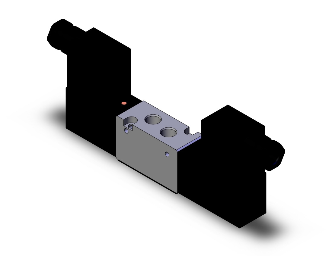 SMC VFS1220-3D-01T valve dbl 1220-1530 body port, VFS1000 SOL VALVE 4/5 PORT