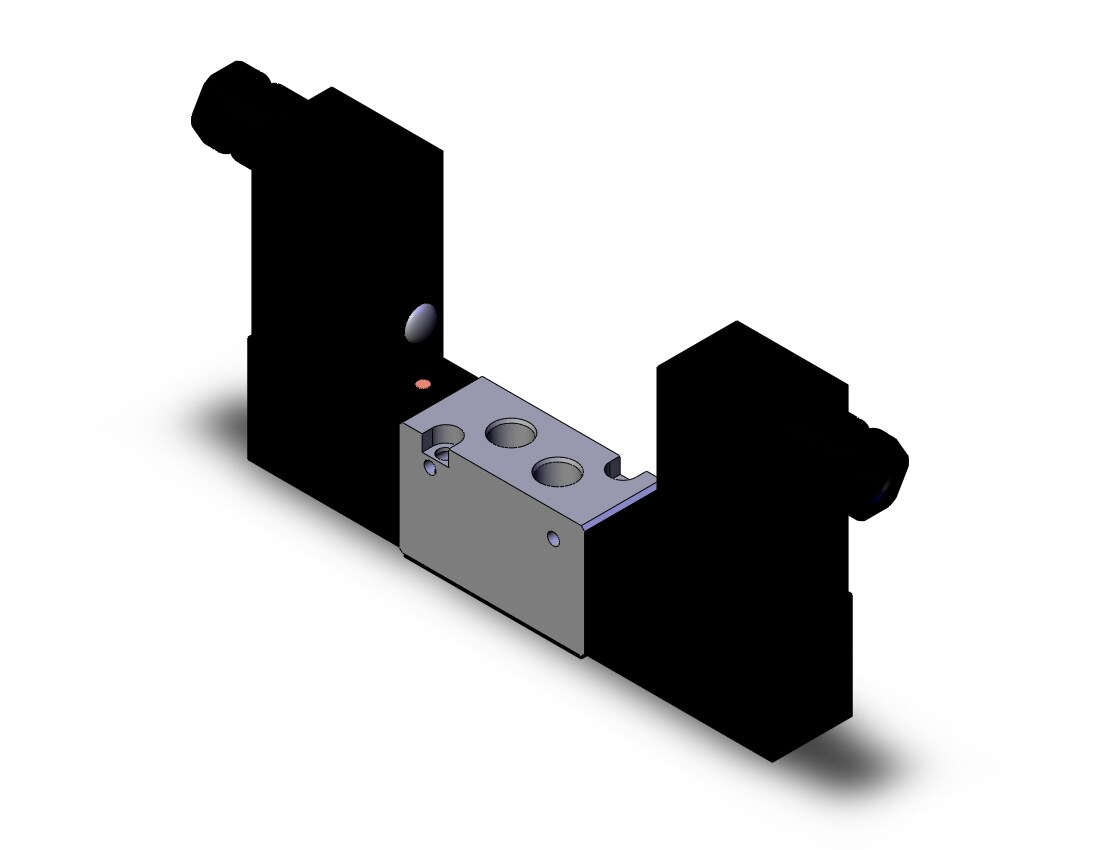 SMC VFS1220-3DZ-01F valve dbl 1220-1530 body port, VFS1000 SOL VALVE 4/5 PORT