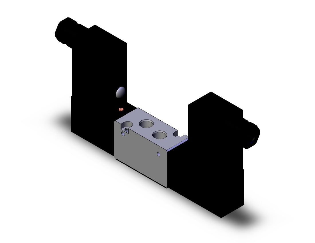 SMC VFS1220-3DZB-01T valve dbl 1220-1530 body port, VFS1000 SOL VALVE 4/5 PORT