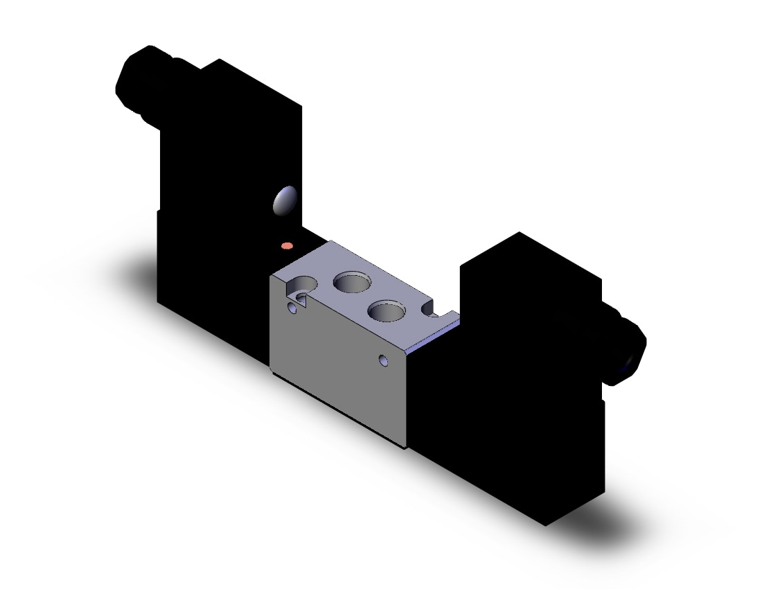 SMC VFS1220-5TZ-01T valve dbl 1220-1530 body port, VFS1000 SOL VALVE 4/5 PORT