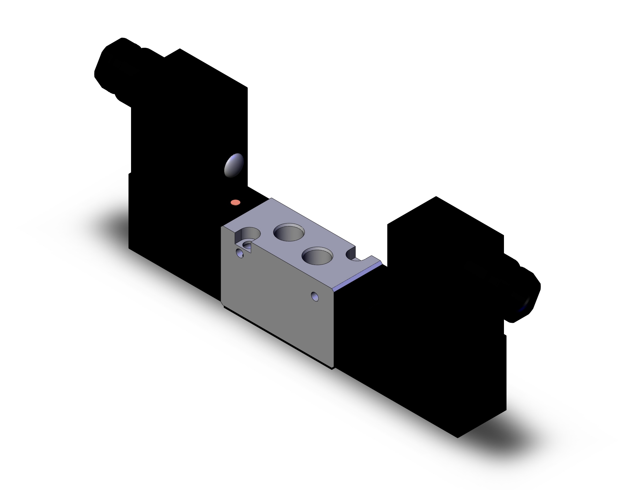 SMC VFS1320-3TZ-01T valve dbl 1220-1530 body port, VFS1000 SOL VALVE 4/5 PORT