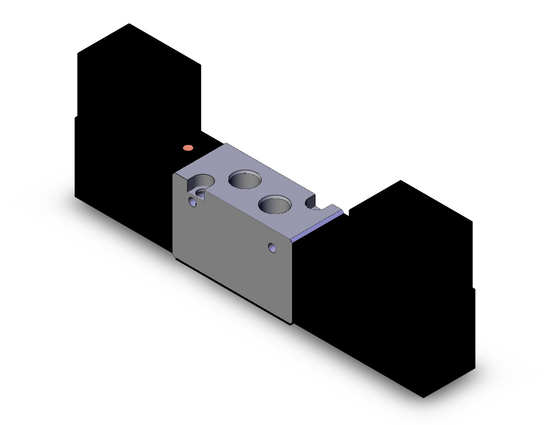 SMC VFS1430-5E-01N valve dbl 1220-1530 body port, VFS1000 SOL VALVE 4/5 PORT