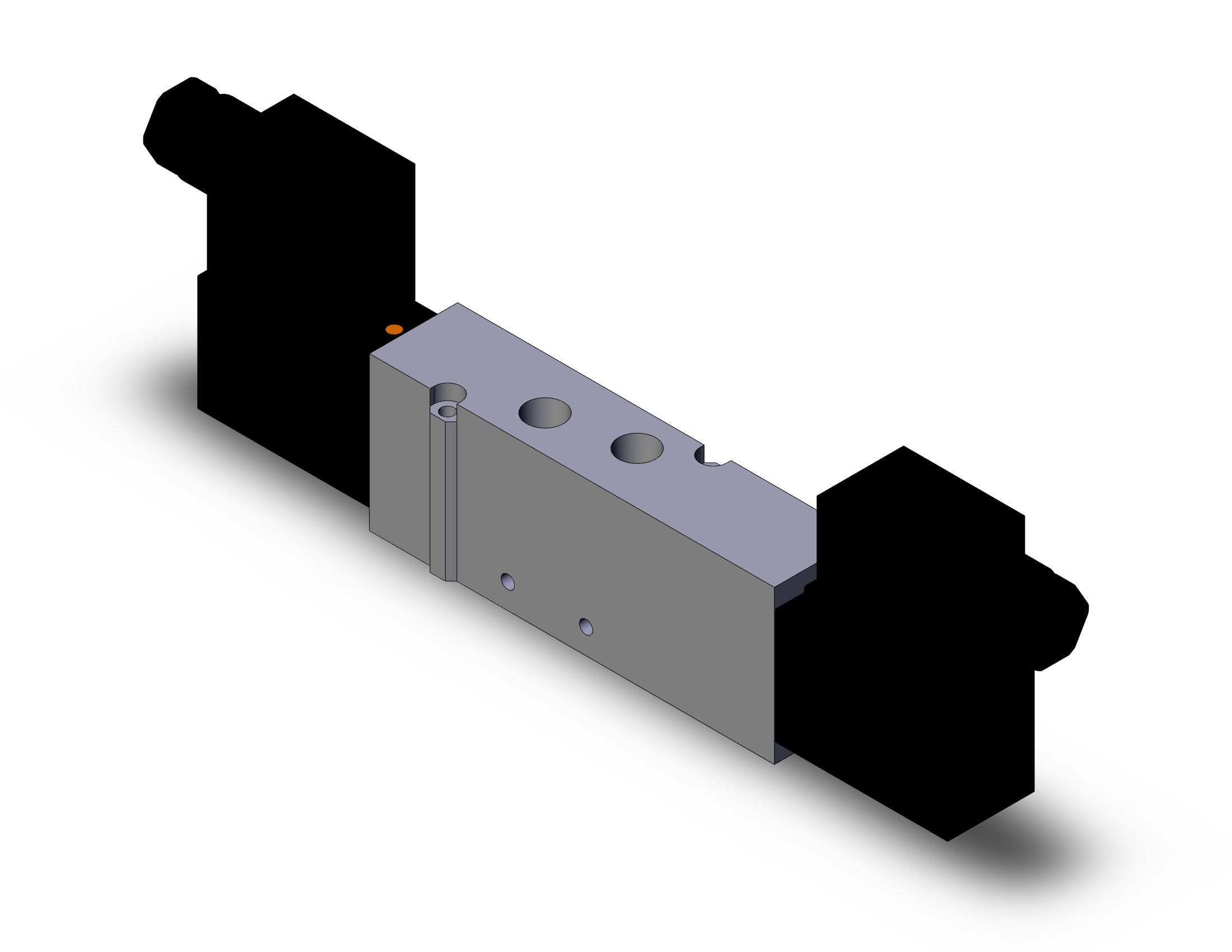 SMC VFS2330-2T-01 valve dbl solenoid body pt, VFS2000 SOL VALVE 4/5 PORT