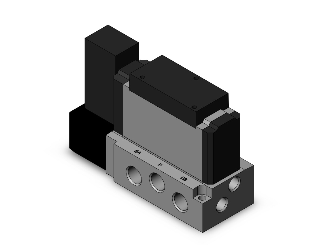 SMC VFS3100R-3FZ-02N 5 port pilot operated valve, 4/5 PORT SOLENOID VALVE