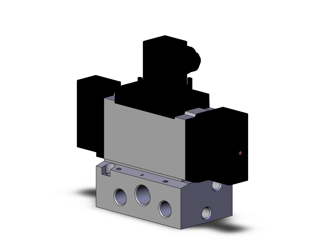 SMC VFS4210-1DZ-04 valve, sol, VFS4000 SOL VALVE 4/5 PORT