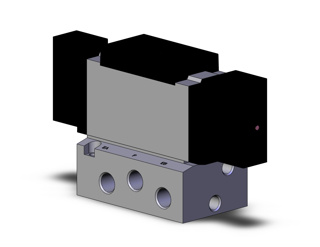 SMC VFS4210-3E-03N 5 port pilot operated valve, 4/5 PORT SOLENOID VALVE