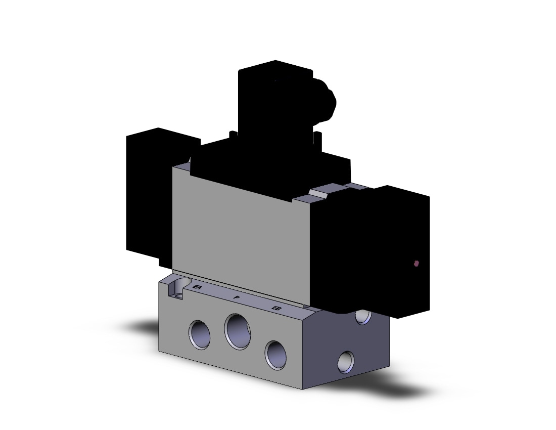 SMC VFS4410-3D-04N 5 port pilot operated valve, 4/5 PORT SOLENOID VALVE