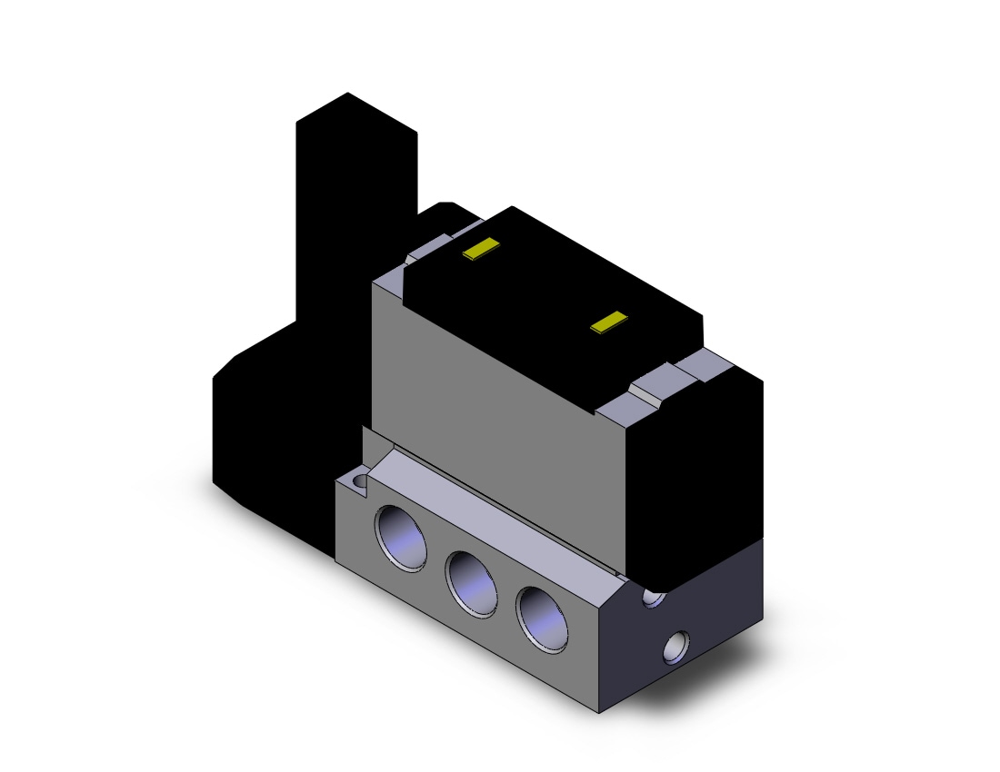 SMC VFS5100-5FZ-04 valve, sgl plug in, base mt, VFS5000 SOL