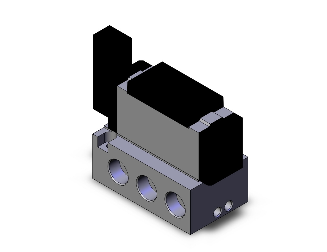 SMC VFS5110-3E-06T valve sgl non plugin base mt, VFS5000 SOL VALVE 4/5 PORT