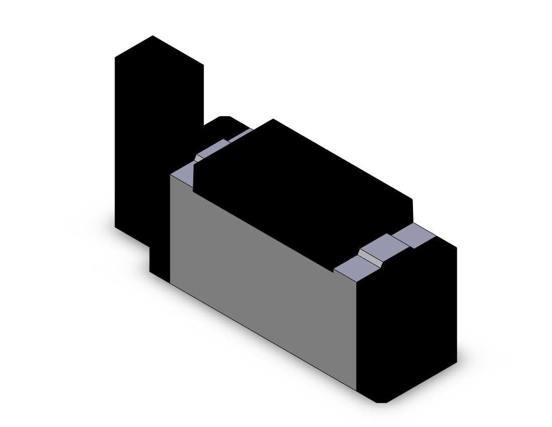 SMC VFS5110-4E valve sgl non plugin base mt, VFS5000 SOL VALVE 4/5 PORT