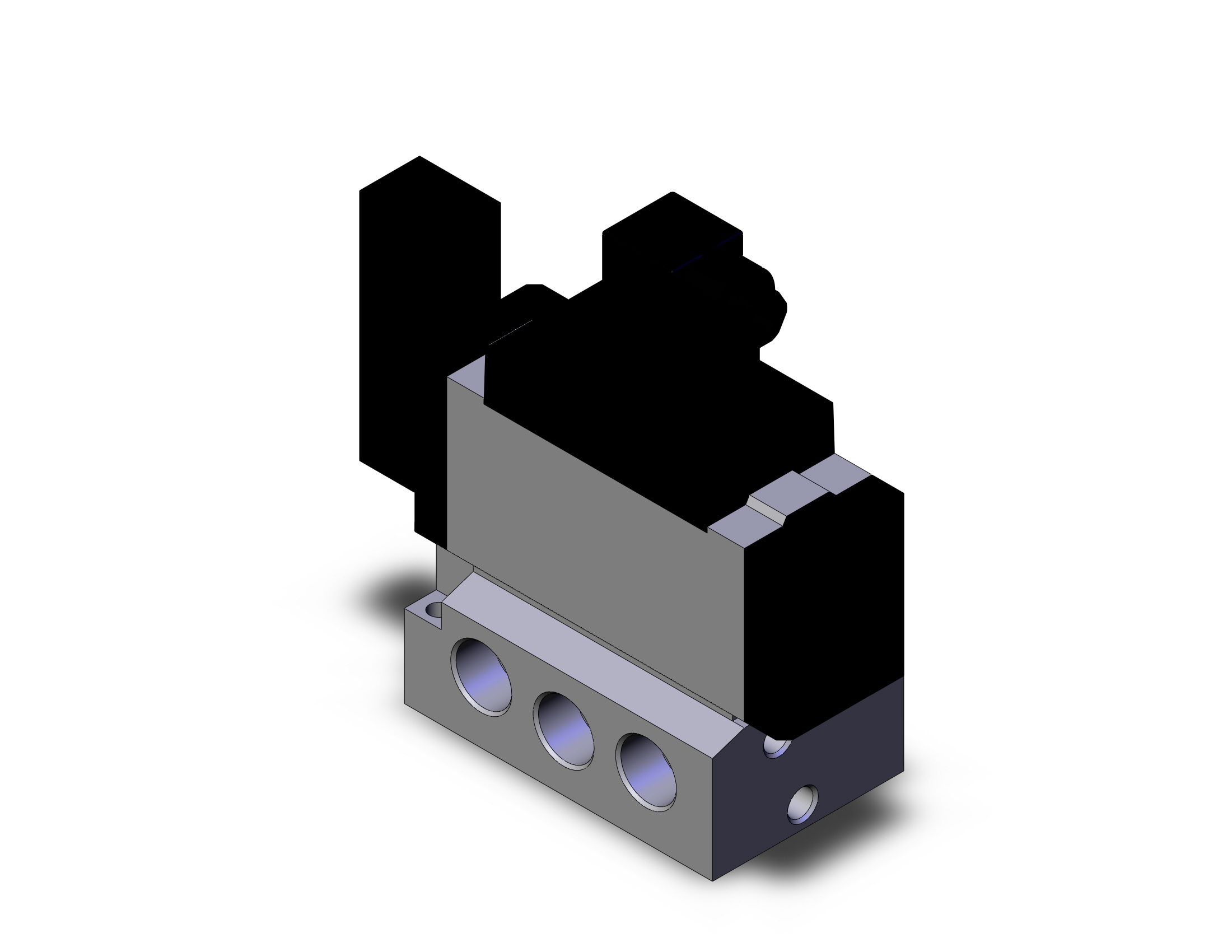 SMC VFS5110-5DZ-04T valve sgl non plugin base mt, VFS5000 SOL VALVE 4/5 PORT