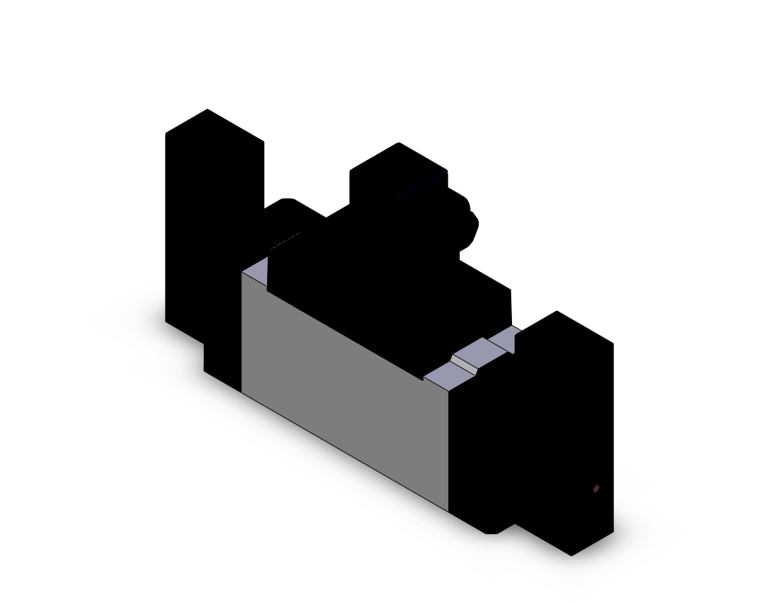 SMC VFS5310-3D valve dbl non plugin base mt, VFS5000 SOL VALVE 4/5 PORT