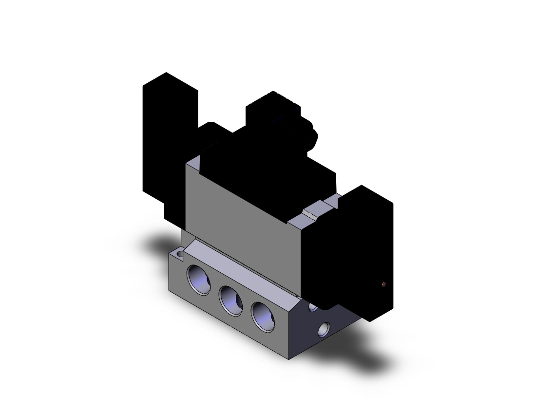 SMC VFS5310-5DA-B04 valve dbl non plugin base mt, VFS5000 SOL VALVE 4/5 PORT