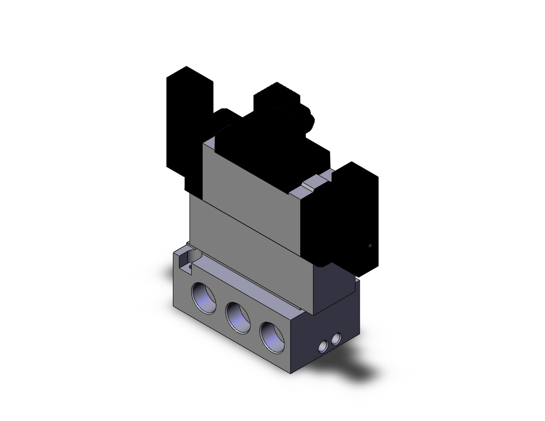 SMC VFS5610-1DZ-06 valve dbl non plugin base mt, VFS5000 SOL