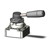 SMC VH251-N02 hand valve, MECHANICAL VALVE