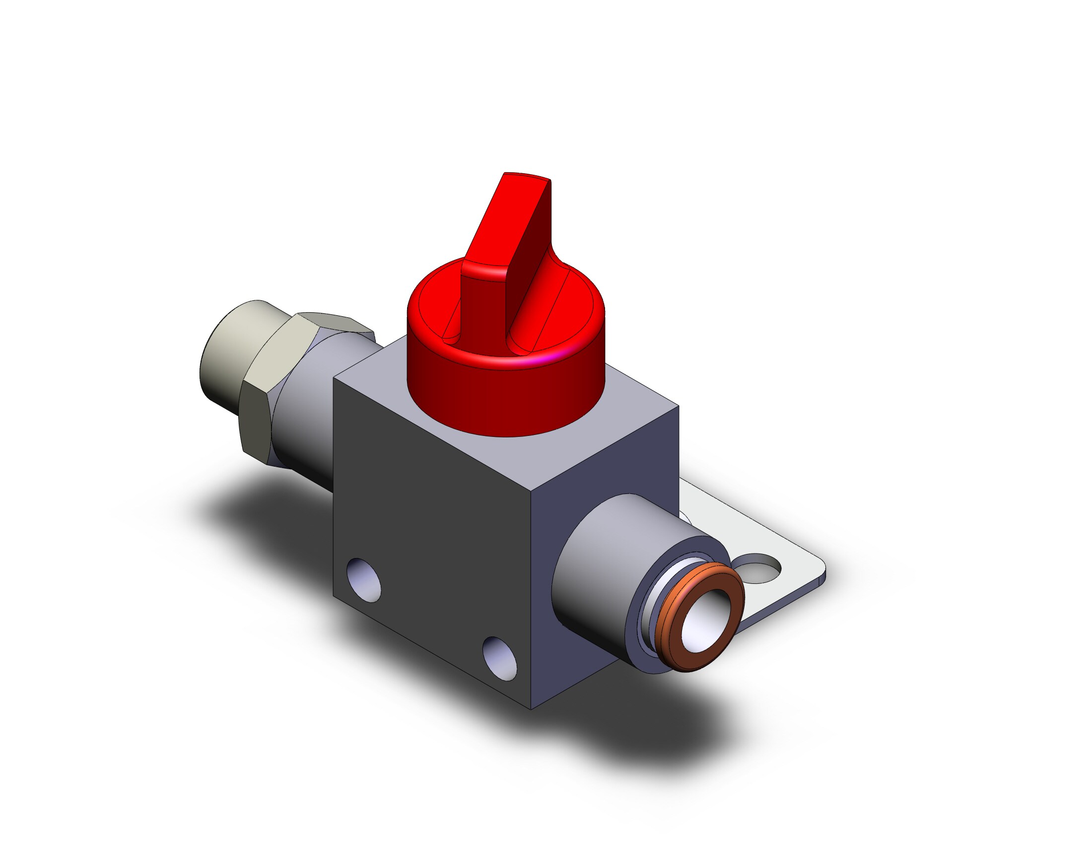 SMC VHK2-01S-06FRL valve, finger, MECHANICAL VALVE