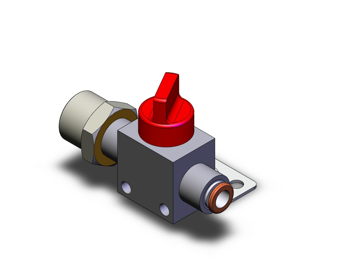 SMC VHK2-03S-06FRL finger valve, VHK2 FINGER VALVE